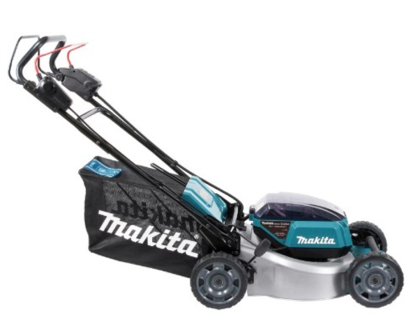Газонокосилка Makita 18 В, аккумуляторная, ширина скашивания 46 см, с приводом, без аккумулятора и зарядка DLM465Z