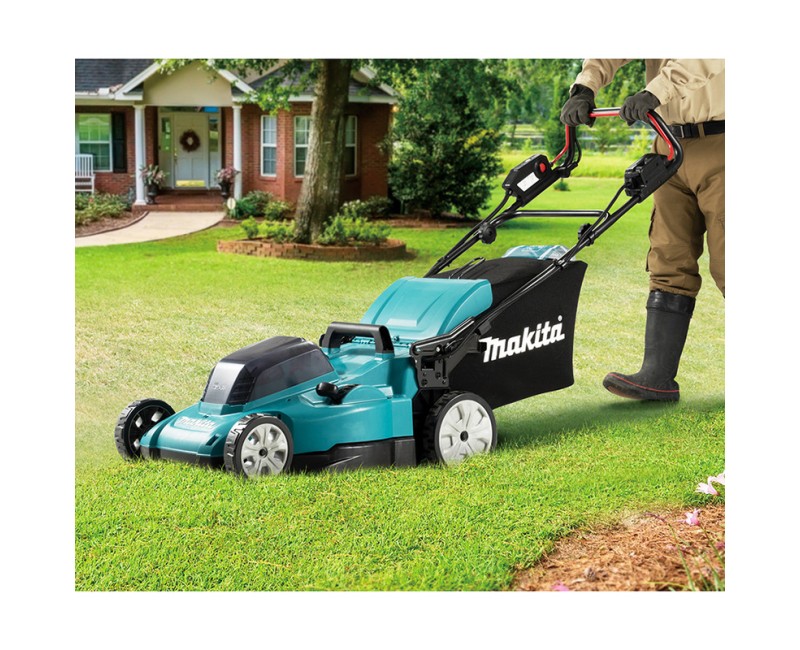 Žoliapjovė Makita 18 V akum., 48 cm pjovimo plotis, varoma, be akum. ir krov., DLM481Z