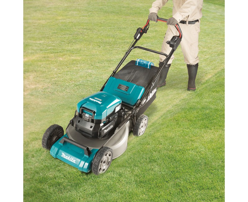 Zāles pļāvējs Makita 40 V akumulatora, 53 cm pļaušanas platums, ar piedziņu, bez akumulatora un lādētāja LM001CZ