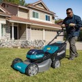 Газонокосилка Makita 40 В, ширина скашивания 53 см, с приводом, без аккумулятора и зарядка LM002GZ