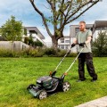 Газонокосилка Metabo 36 В, ширина скашивания 46 см, 2 аккумулятор 5,2 Ач, зарядка 601606650
