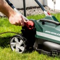 Газонокосилка Metabo 36 В, ширина скашивания 36 см, 2 аккумулятор 5,2 Ач, 2 зарядных устройства 601716650
