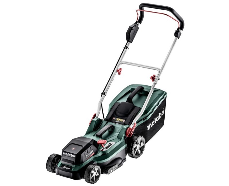 Газонокосилка Metabo 36 В, ширина скашивания 36 см, 2 аккумулятор 5,2 Ач, 2 зарядных устройства 601716650