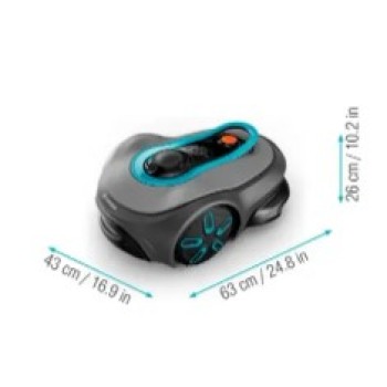 Zāles pļāvējs robots Gardena SILENO Smart SILENO free 800, uzlādes stacija 19922-32