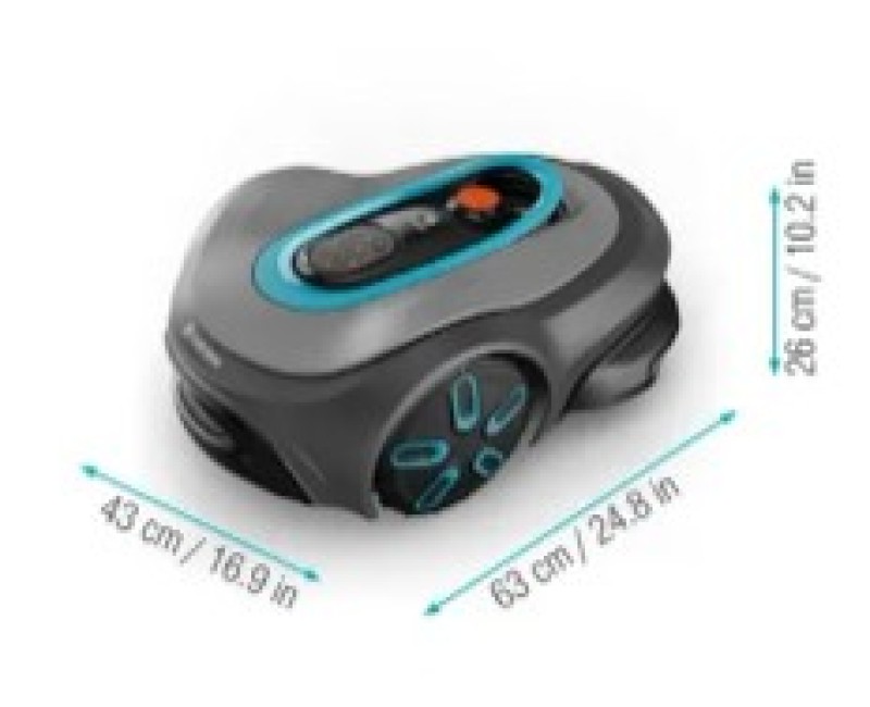 Zāles pļāvējs robots Gardena SILENO Smart SILENO max 1500, uzlādes stacija 19903-32