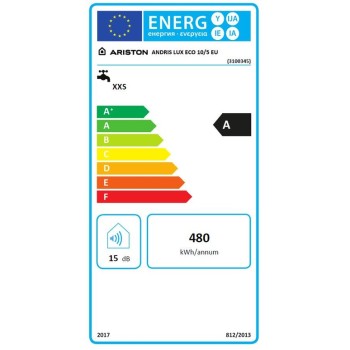 Elektriskais Ūdens Sildītājs (Boilers) Ariston Andris Lux Eco 10 L virs izlietnes 3100345