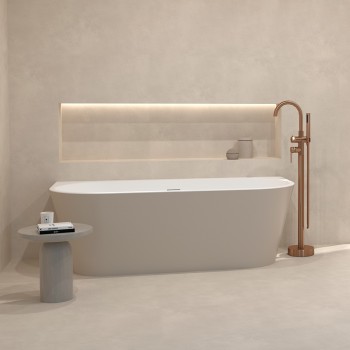 Brīvi stāvoša Vanna O'Design BOHEME-M 1700x800mm H=585mm Akrila, Balta Matēta