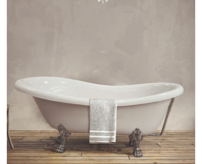Brīvi stāvoša Vanna O'Design ULYSSE 1695x810mm H=665/605mm Akrila, Balta