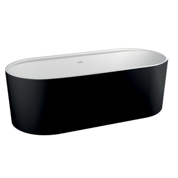 Brīvi stāvoša Vanna O'Design IDYLLE NM 1700x750mm H=550mm Akrila, Melna matēta