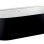 Brīvi stāvoša Vanna O'Design IDYLLE NM 1700x750mm H=550mm Akrila, Melna matēta