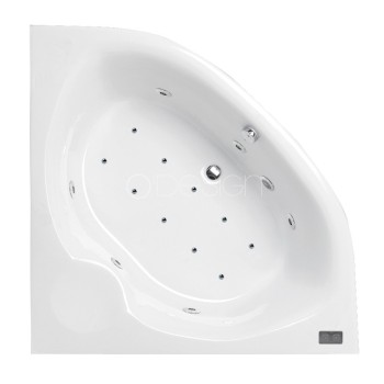 Hidromasāžas vanna O'Design Lips Serenite, 1500x1500mm, 6 hidro un 10 gaisa sprauslas, 1150W