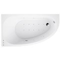 Hidromasāžas vanna O'Design Muse Serenite, 1600x900mm, Kreisā, 6 hidro un 10 gaisa sprauslas, 1150W