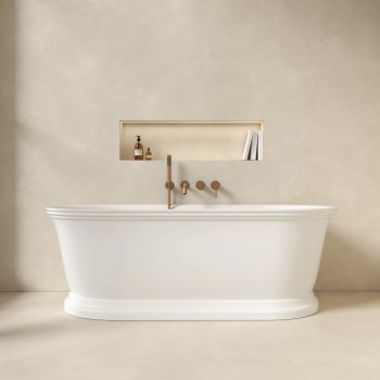 Brīvi stāvoša Vanna O'Design ILIADE 1695x800mm H=585mm Akrila, Balta Matēta