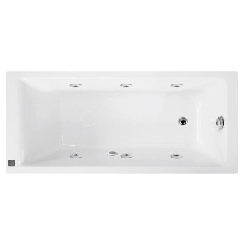Hidromasāžas vanna O'Design Thalie Essentiel, 1600x700mm, 6 hidro sprauslas, 560W