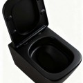 Tualetes poda komplekts TECEbase rāmis ar Kielle Arkas I Vortex Rimless+ Melnu matētu podu, SoftClose vāku un TECEnow Baltu pogu