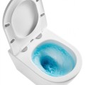Tualetes poda komplekts TECEbase rāmis ar Kielle Nefia Vortex Rimless+ podu, SoftClose vāku un TECEnow Melnu pogu