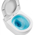 Tualetes poda komplekts TECEbase rāmis ar Kielle Oudee Vortex Rimless+ podu, SoftClose vāku un TECEnow Hromētu pogu