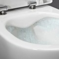 Tualetes poda komplekts TECEbase rāmis ar Laufen Pro Rimless podu, SoftClose Slim vāku un TECEnow Hromētu pogu