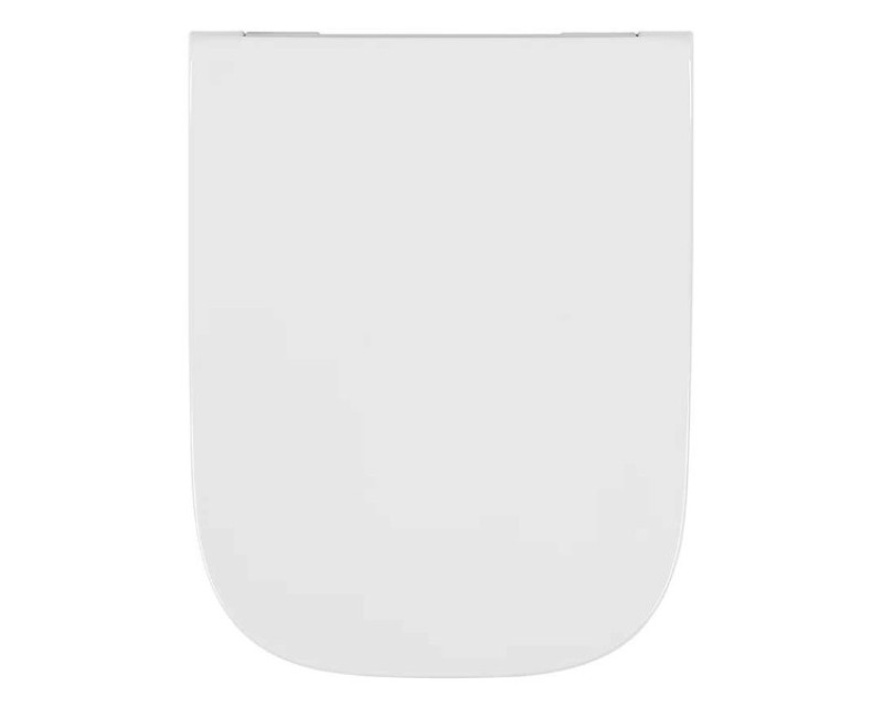Tualetes poda komplekts TECEbase rāmis ar Sanindusa Look Rimless podu, SoftClose EasyClipp vāku un TECEnow Hromētu pogu