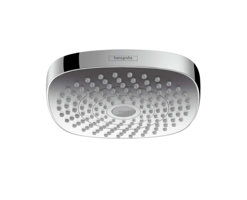 Dušas galva Hansgrohe Croma Select E, 18 cm, 2 plūsmas, hroms 26524000