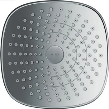 Dušas galva Hansgrohe Croma Select E, 18 cm, 2 plūsmas, hroms 26524000