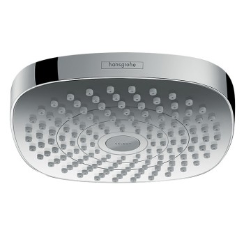 Dušo galva Hansgrohe Croma Select E, 180mm, 2 srovės, EcoSmart 9 l/min, chromas 26528000