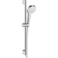 Dušo komplektas Hansgrohe Croma Select S Vario 0,65 m, baltas/nikelis 26562400