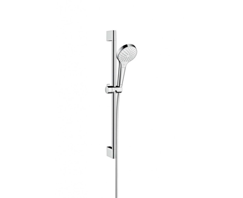 Dušo komplektas Hansgrohe Croma Select S Vario 0,65 m, baltas/nikelis 26562400