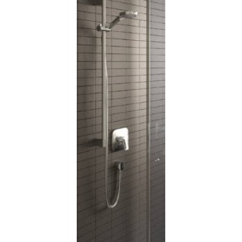 Dušas komplekts Hansgrohe Croma Select E Multi, 3 plūsmas veidi, balts/hroms 26590400