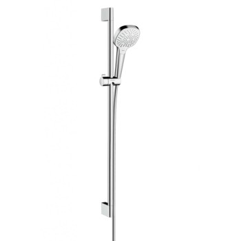 Dušas komplekts Hansgrohe Croma Select E Multi EcoSmart 9l/min 0,90 m, balts/hroms 26591400
