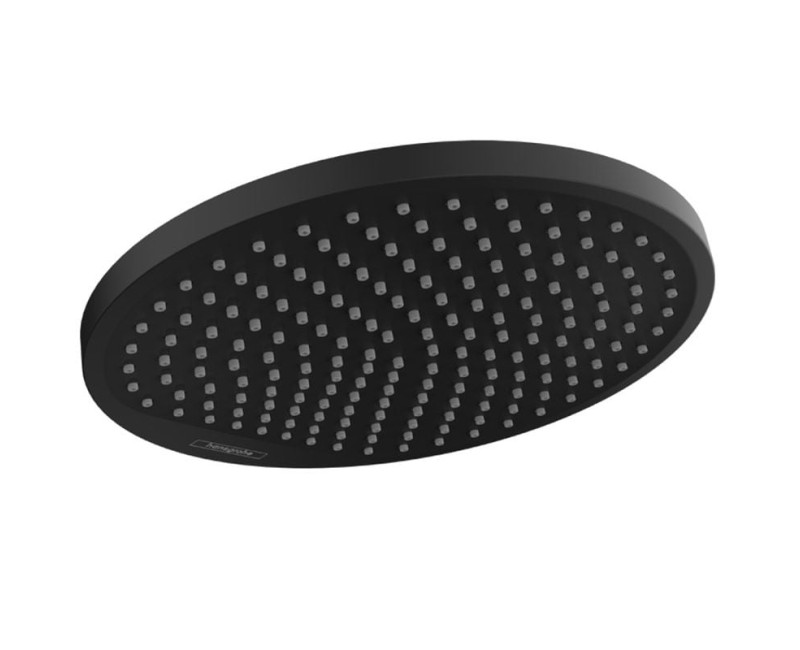 Dušas galva Hansgrohe Crometta S 24 cm, EcoSmart, matēti melna 26724670
