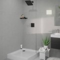 Dušas galva Hansgrohe Crometta E 24 cm, matēti melna 26726670