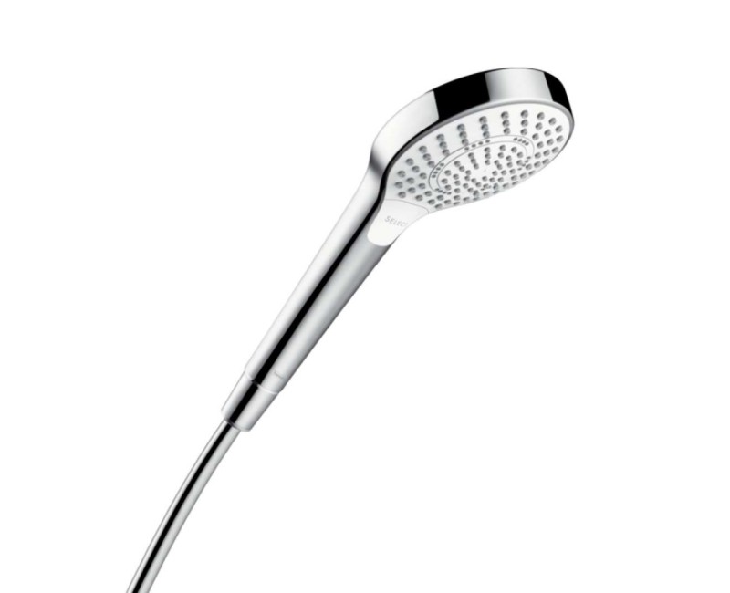 Dušas klausule Hansgrohe Croma Select S - Multi rokas dušas, 3 plūsmas, balta/hroma 26800400