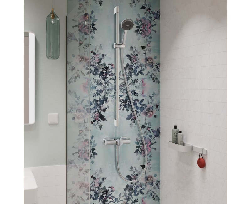 Душевой набор Hansgrohe Activera S, ручной душ, штанга и шланг, EcoSmart, хром 28042000