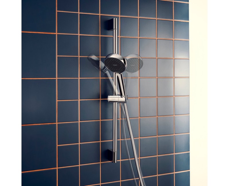 Dušas Komplekts Hansgrohe Activera Select S Rokas duša, stienis un šļūtene, 2 plūsmas, EcoSmart+, hroms 28045000
