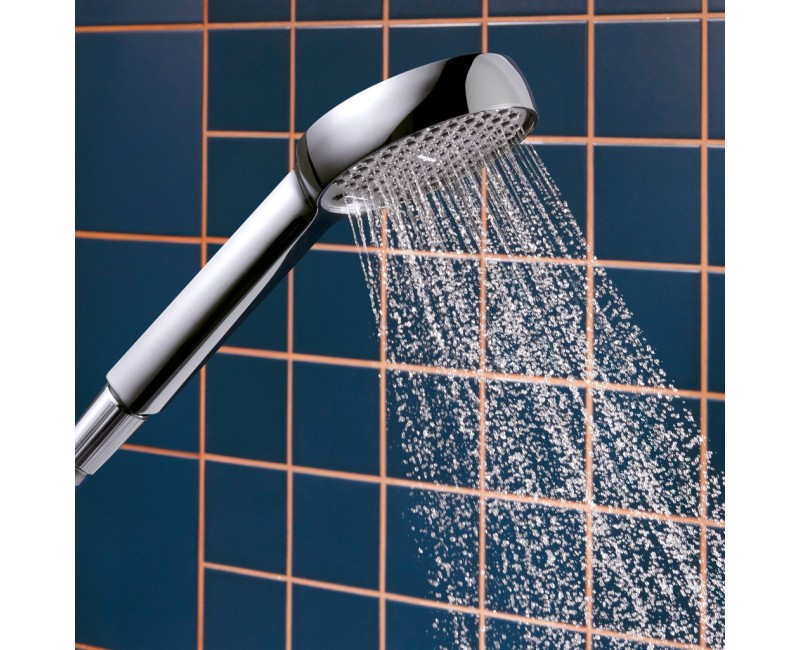 Dušas Komplekts Hansgrohe Activera Select S Rokas duša, stienis un šļūtene, 2 plūsmas, EcoSmart+, hroms 28045000