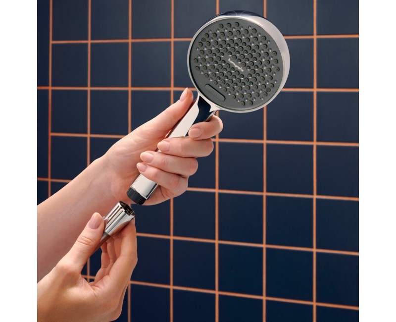 Dušas Komplekts Hansgrohe Activera Select S Rokas duša, stienis un šļūtene, 2 plūsmas, EcoSmart+, hroms 28045000