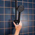 Душевой набор Hansgrohe Activera Select S, ручной душ, штанга и шланг, 2 режима струи, EcoSmart, матовый черный 28050670