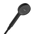 Душевой набор Hansgrohe Activera Select S, ручной душ, штанга и шланг, 2 режима струи, EcoSmart, матовый черный 28050670