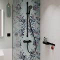 Душевой набор Hansgrohe Activera Select S, ручной душ, штанга и шланг, 2 режима струи, EcoSmart, матовый черный 28050670