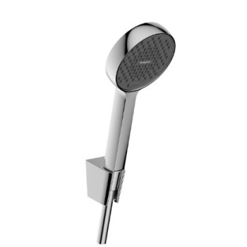 Dušo komplektas Hansgrohe Activera Select S rankinė dušo galva, laikiklis ir žarna, 2 srautai, EcoSmart, chromas 28054000
