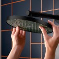 Dušo galva Hansgrohe Activera S D 24 cm, EcoSmart+, Juoda matinė 28057670