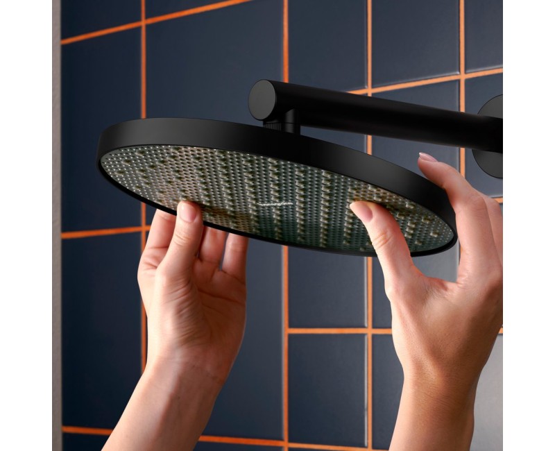 Dušo galva Hansgrohe Activera S D 24 cm, EcoSmart+, Juoda matinė 28057670