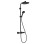 Dušas Sistēma Hansgrohe Activera S ar termostatu, D 24 cm, 2 plūsmas veidi, EcoSmart+, matēti melns 28083670