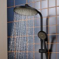 Dušas Sistēma Hansgrohe Activera S ar termostatu, D 24 cm, 2 plūsmas veidi, EcoSmart+, matēti melns 28083670