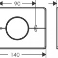 Higiēnas maisiņu dozators Hansgrohe AddStoris, hroms 41773000