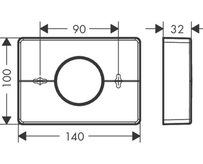 Higieninių maišelių dozatorius Hansgrohe AddStoris, matinė juoda 41773670