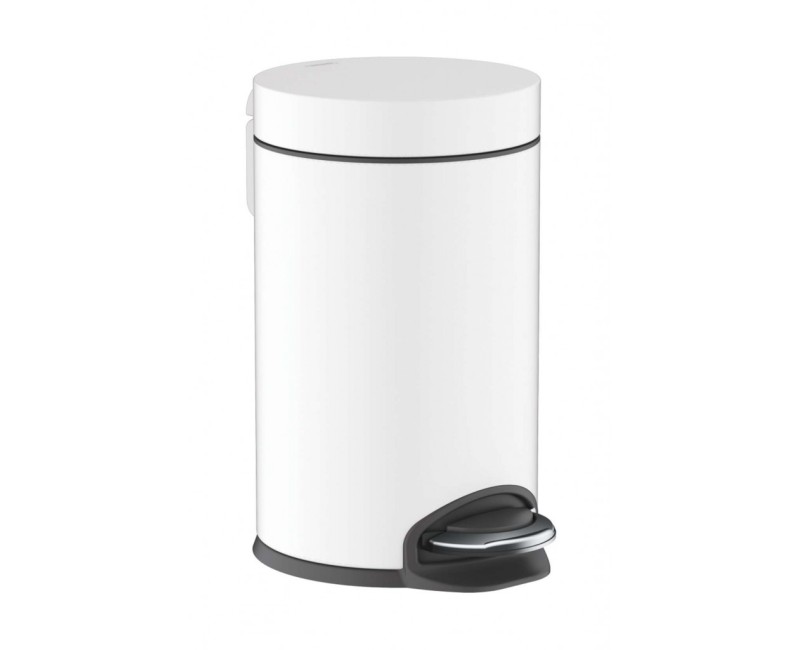 Hansgrohe AddStoris šiukšliadėžė, 3 l, Soft Close, matinė balta 41775700