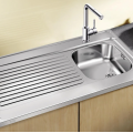 Virtuves Izlietne BLANCO LAY-ON SINK R-ES 10X5 1/2" Natural m.UEL Nerūsējošais tērauds, Dabīgs pārklājums 510502