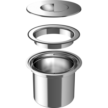 Atkritumu šķirošanas sistēma BLANCO SOLON stainless steel Flush 512471